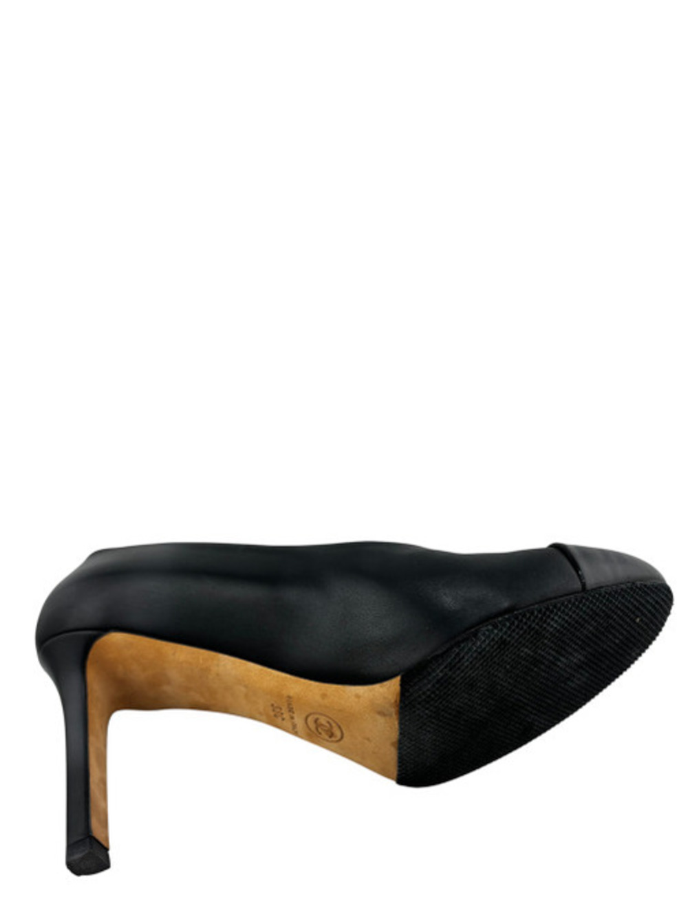 Chanel Classic Black Leather Pumps - Picture 5 of 5